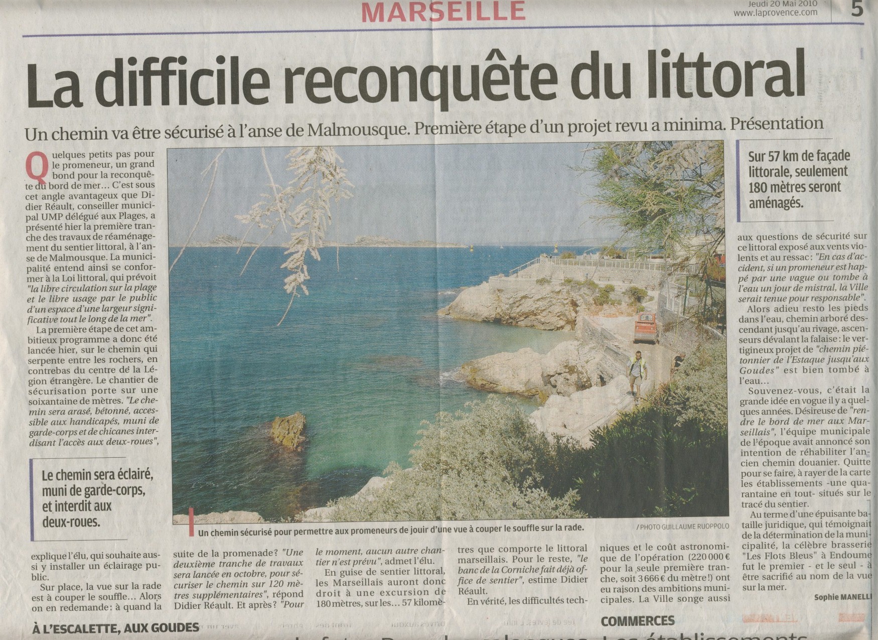 You are currently viewing La difficile reconquête du littoral à Marseille