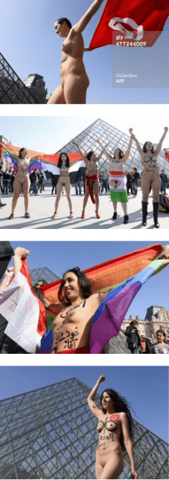 Lire la suite à propos de l’article Actions des femens au Louvre (8.03.2014)