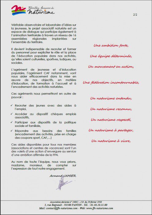 Armand Jamier 2 - Nouveau président ffn