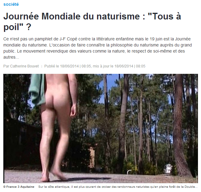 Lire la suite à propos de l’article La journée mondiale du naturisme en Aquitaine