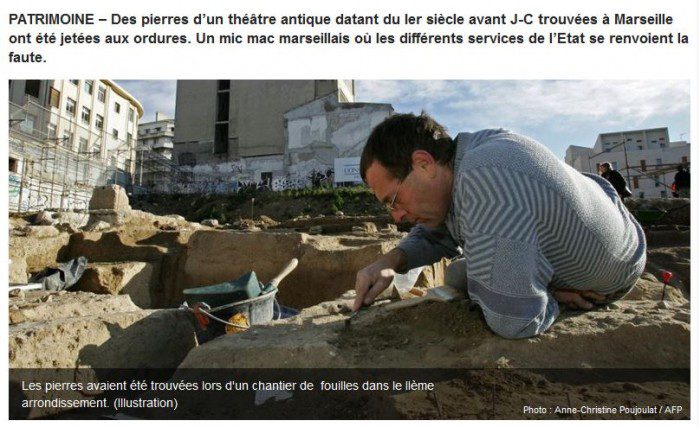 Vestiges du passé à Marseille