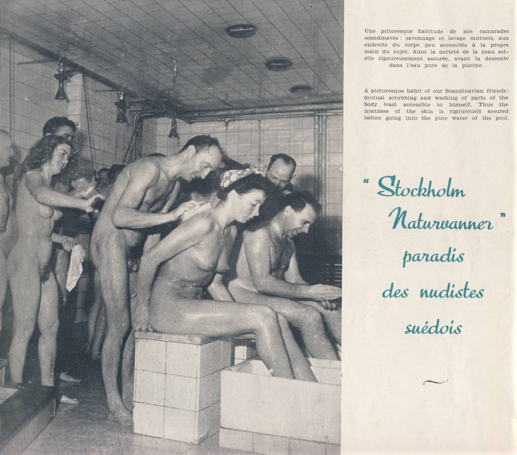 01 Sauna - Suède Vivre d'Abord 1949 - Juillet aout