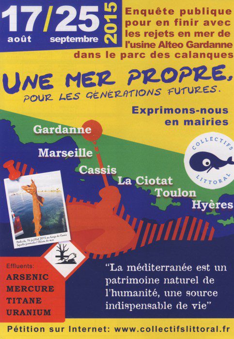 Lire la suite à propos de l’article Les dates et les lieux de l&rsquo;enquête publique sur les boues rouges