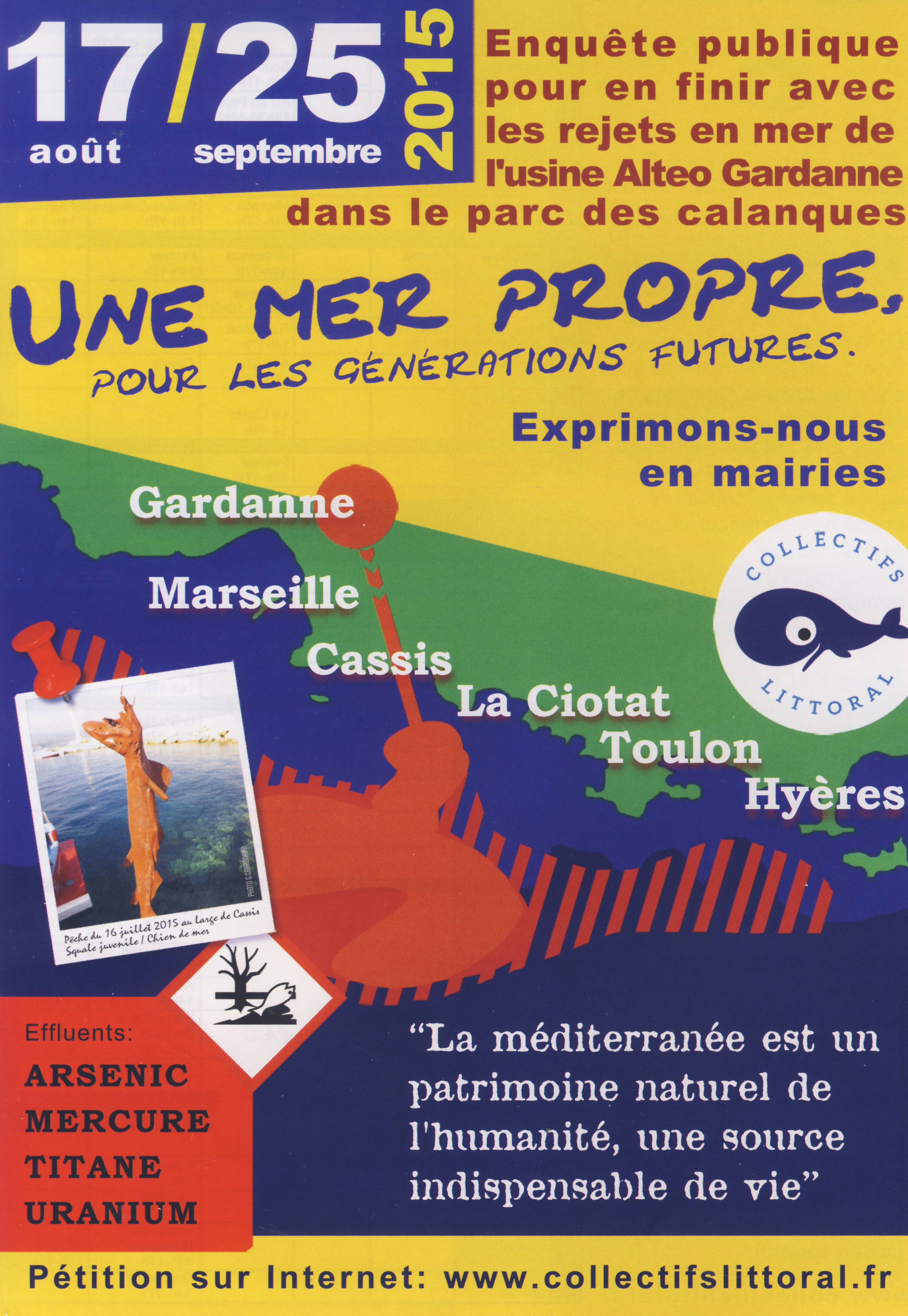 You are currently viewing Les dates et les lieux de l&rsquo;enquête publique sur les boues rouges