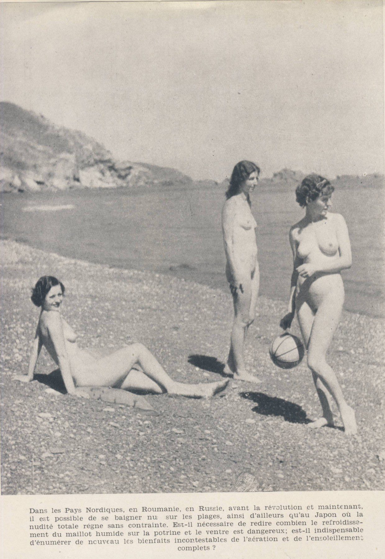 Loi et naturisme dans les pays 1948 Vivre d'Abord -Décembre