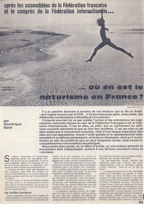 Lire la suite à propos de l’article Ou en était le naturisme en 1973 ?