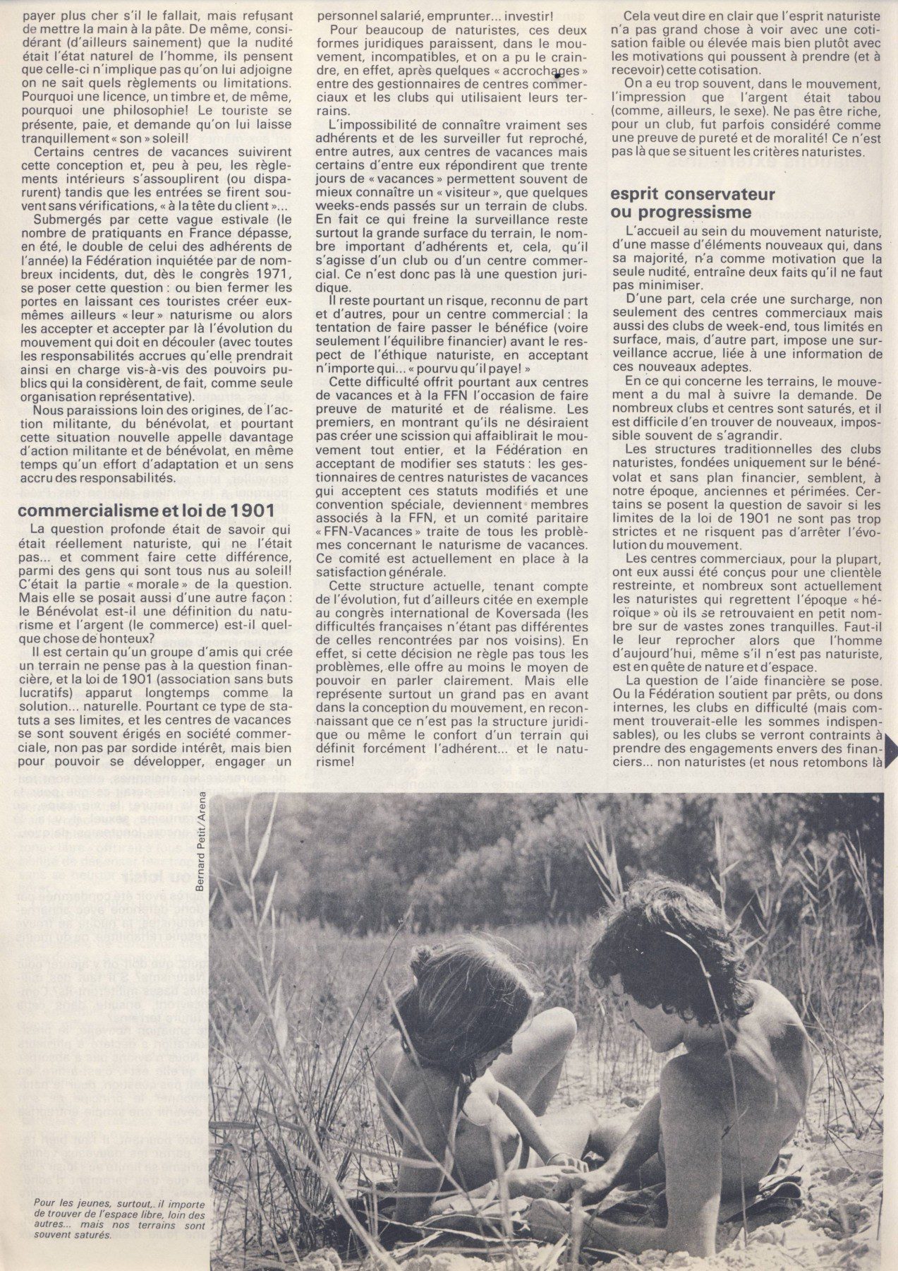 La vie au soleil numéro 21 - janvier février 73 - Ou en est le naturisme en France3