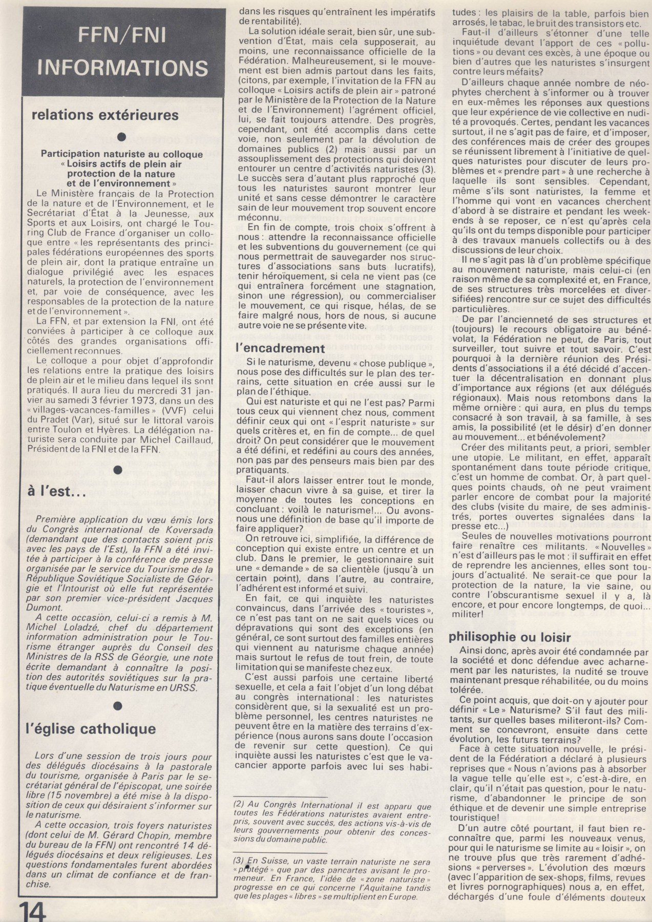 La vie au soleil numéro 21 - janvier février 73 - Ou en est le naturisme en France4