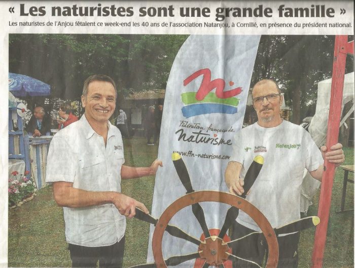 Lire la suite à propos de l’article L&rsquo;inter-clubs naturiste des Pays de la Loire à l&rsquo;honneur dans la presse