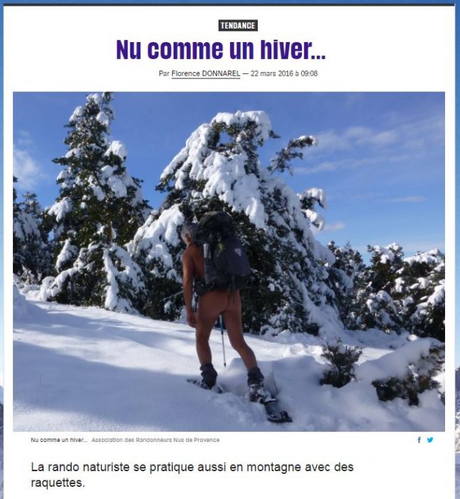 Lire la suite à propos de l’article Rando-nue en raquettes