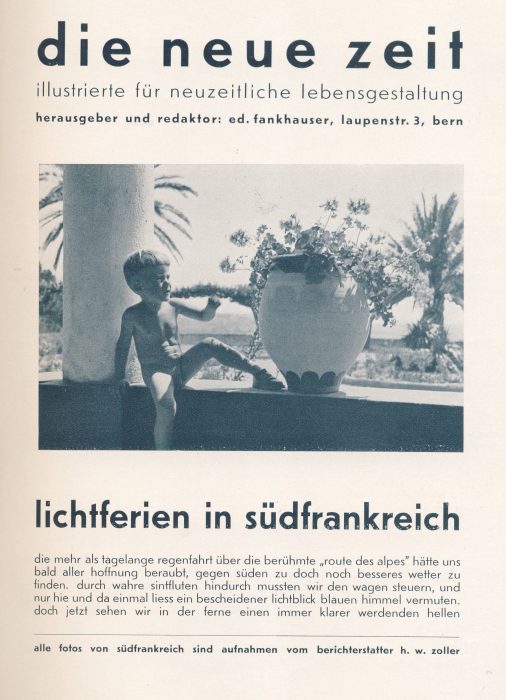 Lire la suite à propos de l’article Séjour naturiste dans le sud de la France en 1933 vers Ramatuelle