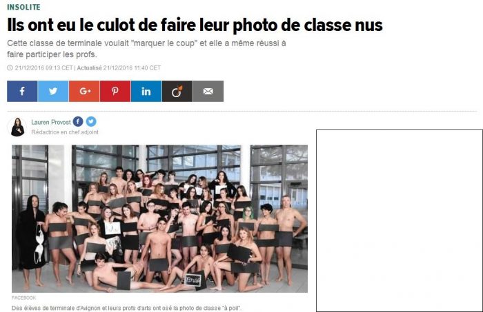 Lire la suite à propos de l’article Photo de classe inédite
