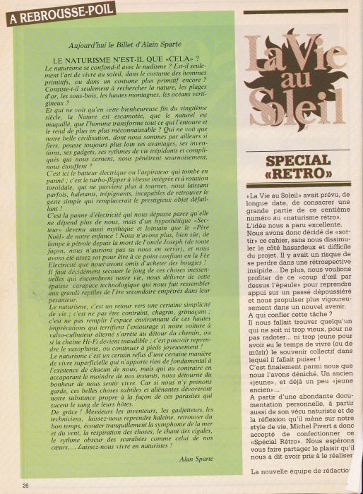 Lire la suite à propos de l’article Histoire du naturisme par Michel Pivert