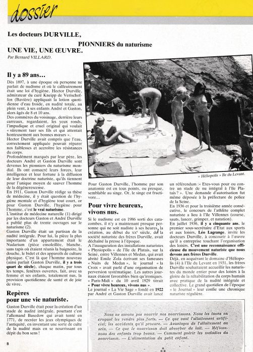 Lire la suite à propos de l’article Les docteurs Durville, pionniers du naturisme. Une vie, une oeuvre