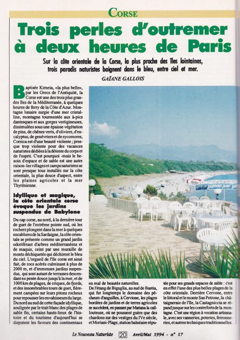 Lire la suite à propos de l’article La Corse (dossier 1994)