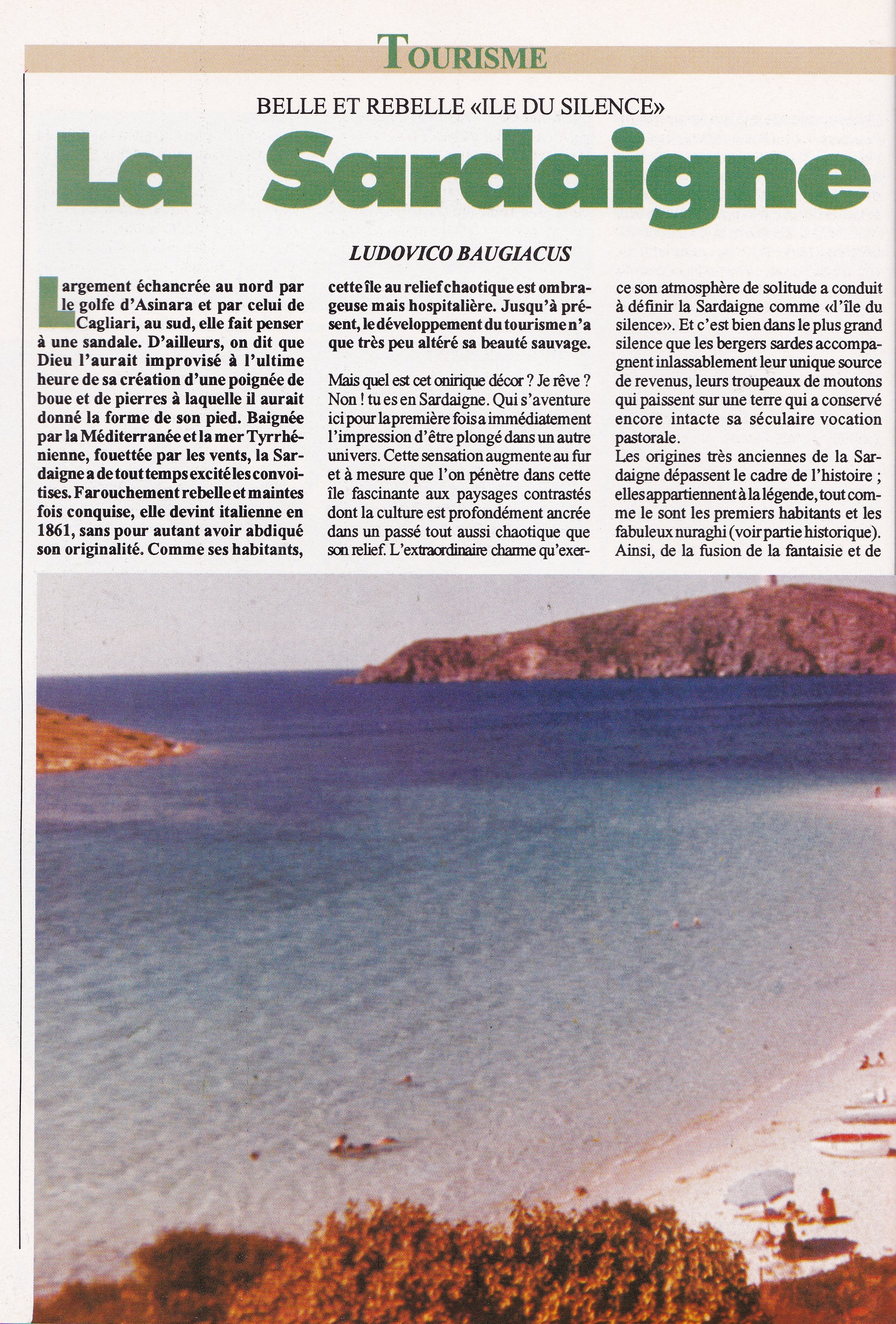 You are currently viewing La Sardaigne
