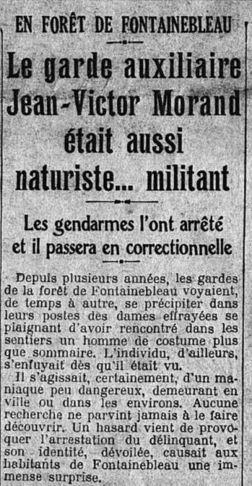 Lire la suite à propos de l’article 1928 – Le garde forestier se promenait nu dans la forêt de Fontainebleau