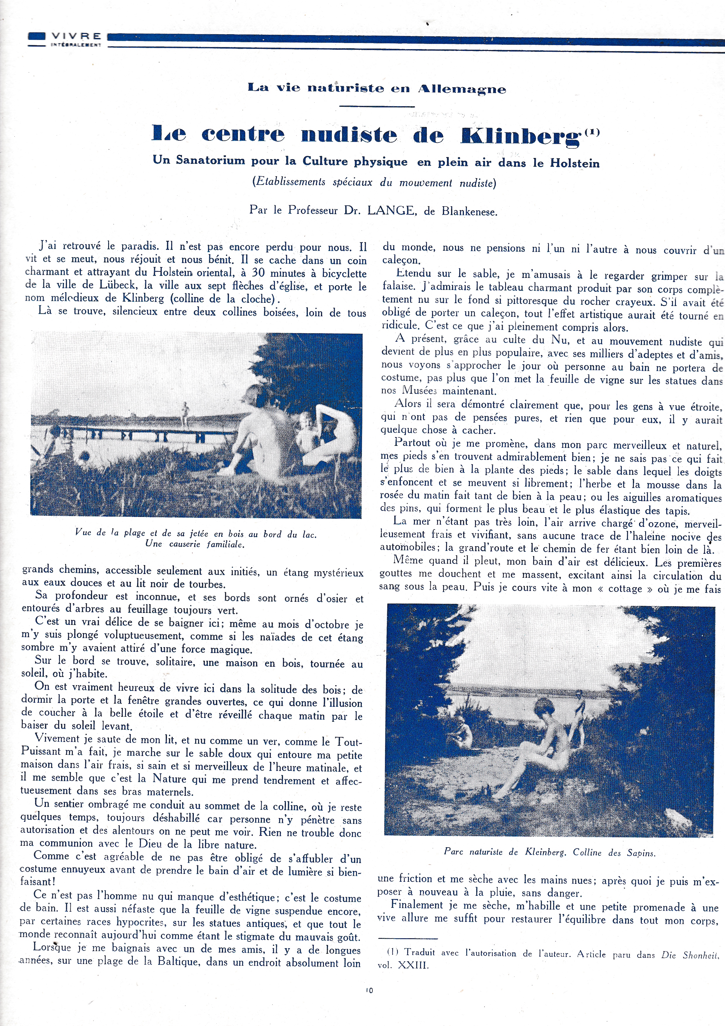 Lire la suite à propos de l’article 1928.11.15 Vivre intégralement n°33
