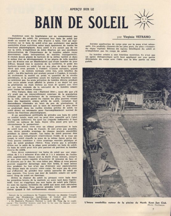 Lire la suite à propos de l’article Bain de soleil