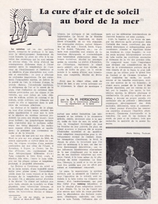 Lire la suite à propos de l’article La cure d&rsquo;air et de soleil au bord de la mer